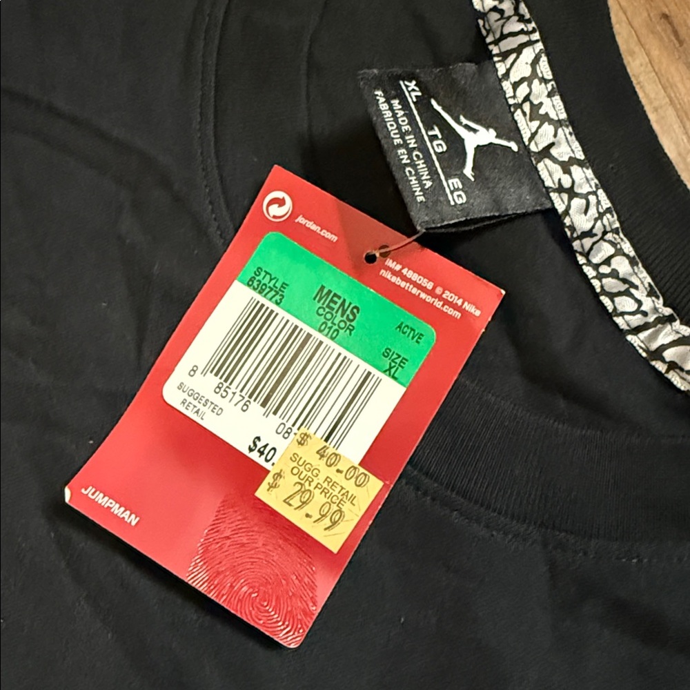 2014 Air Jordan Elephant Print Pocket Short Sleeve Shirt - Picture 5 of 6
